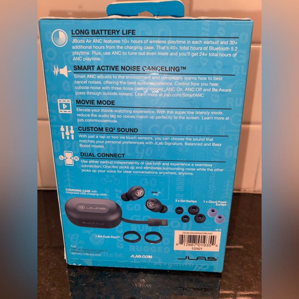 ✨JLab Audio - “JBuds Air” ANC True Wireless Earbuds✨NEW✨ - Picture 4 of 14